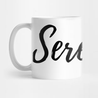 Serenity - Word of the Year List Mug